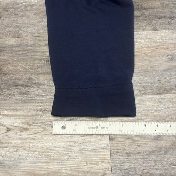 Vintage Nike Blue Mens L Swoosh Spell Out Athleisure USA Made Jogger Sweatpants - Picture 10 of 12